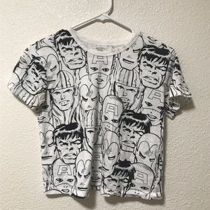 Avengers crop top